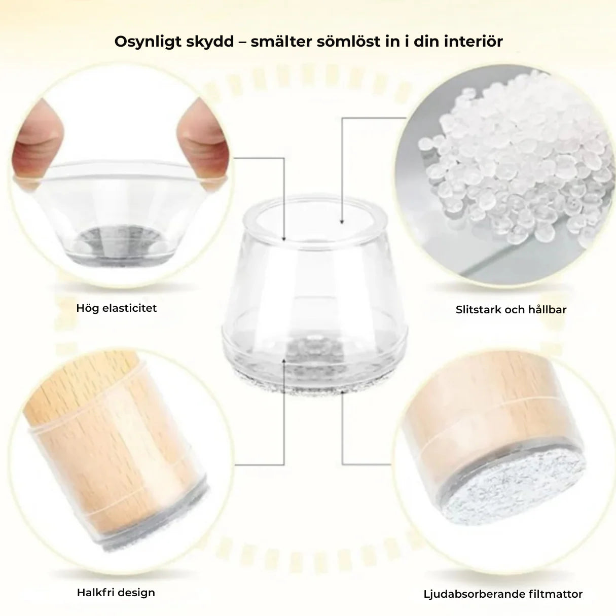 SoftPads - Skyddar golv & stoppar oljud